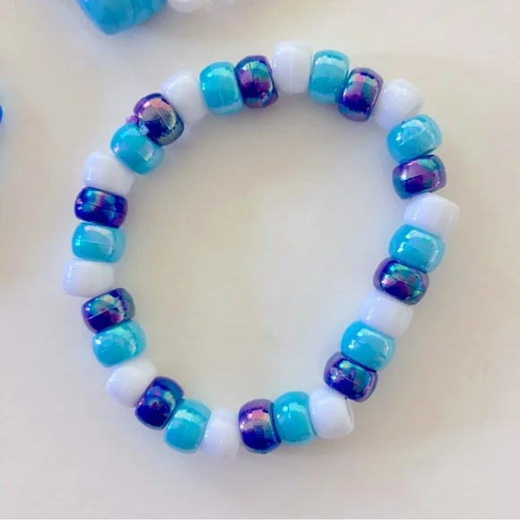 🌀 5/$25 🌀 Mermaid Rave Kandi Bracelets  | E3 - Picture 4 of 4